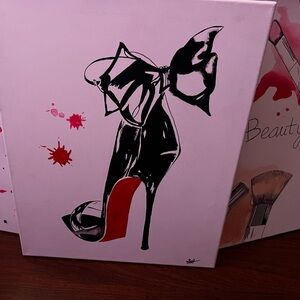 3 handmade beauty canvases